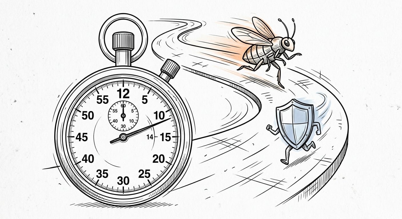Wettlauf zwischen Exploit-Geschwindigkeit und Patch-Zeit