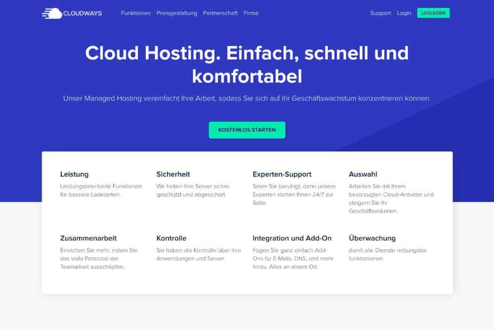 Cloudhosting Managed Hosting Plattform