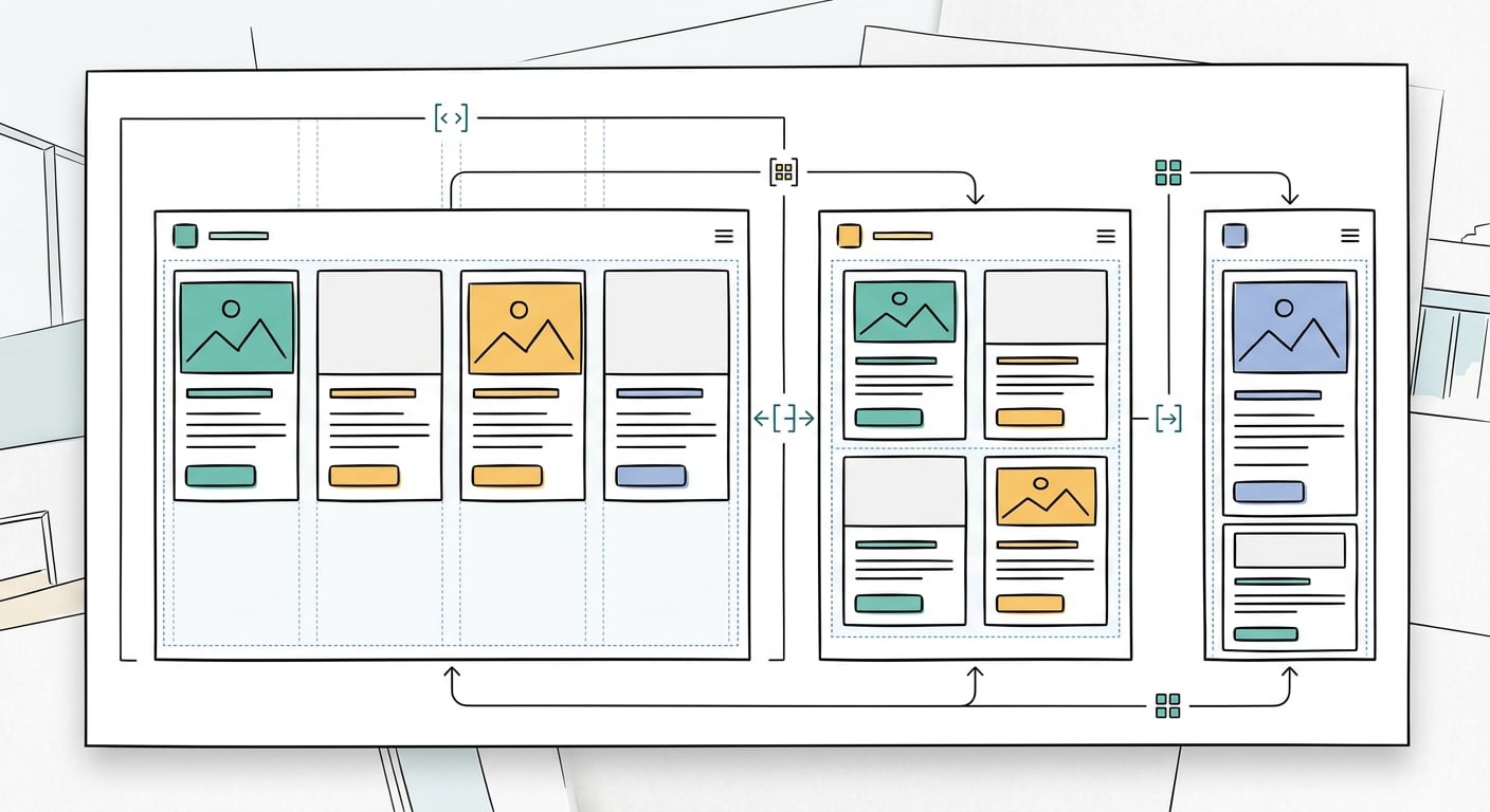 CSS Grid Subgrid und Container Queries fuer responsive Layouts