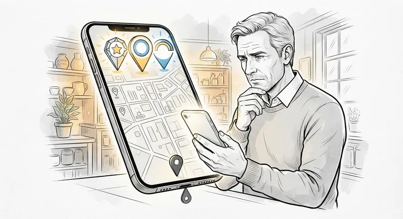7 Fehler im Google Unternehmensprofil, die dich aus dem Map Pack halten