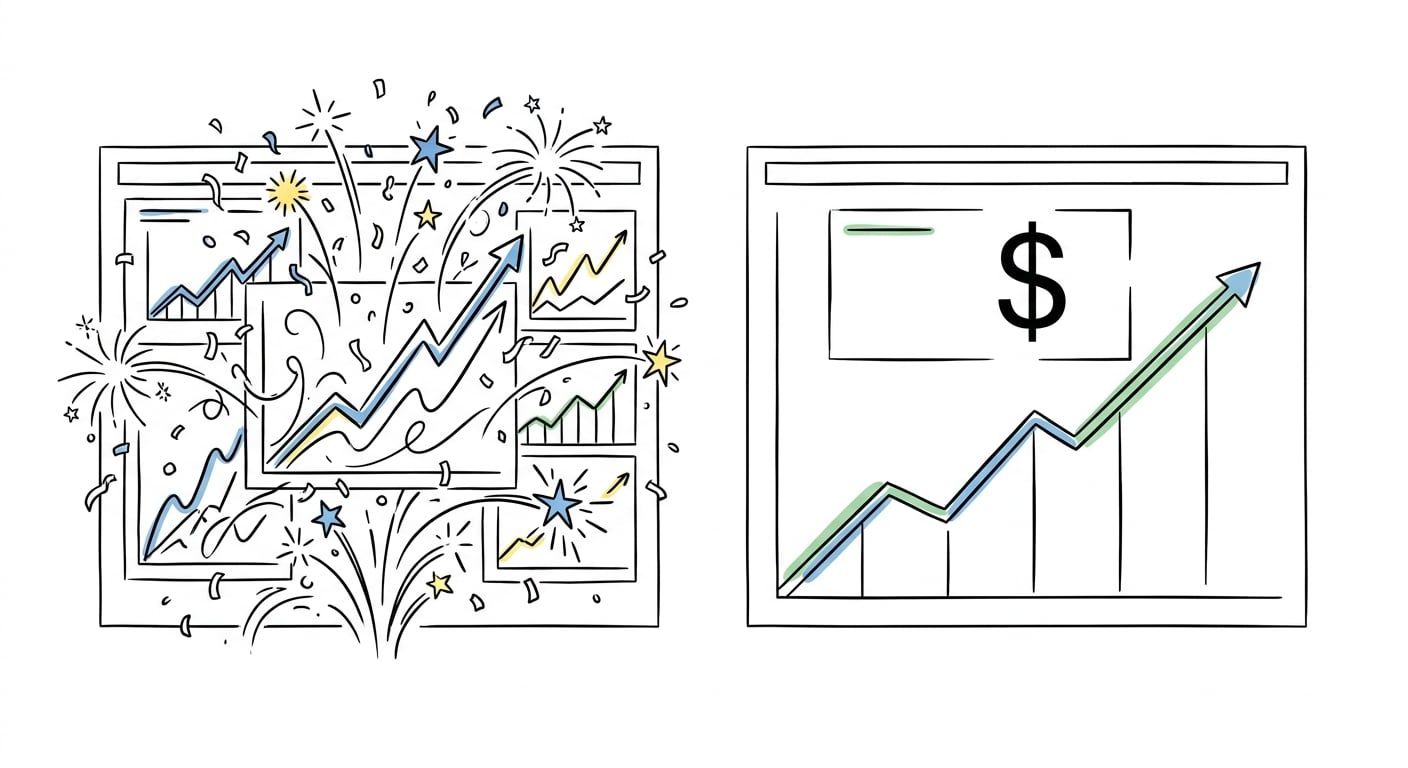 Vanity-SEO-Metriken versus echte Business-Metriken die zählen