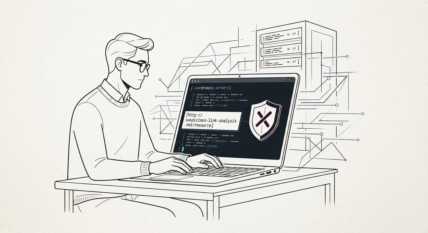 Einen Phishing-Link mit curl über SSH verfolgen, statt einen Browser zu öffnen