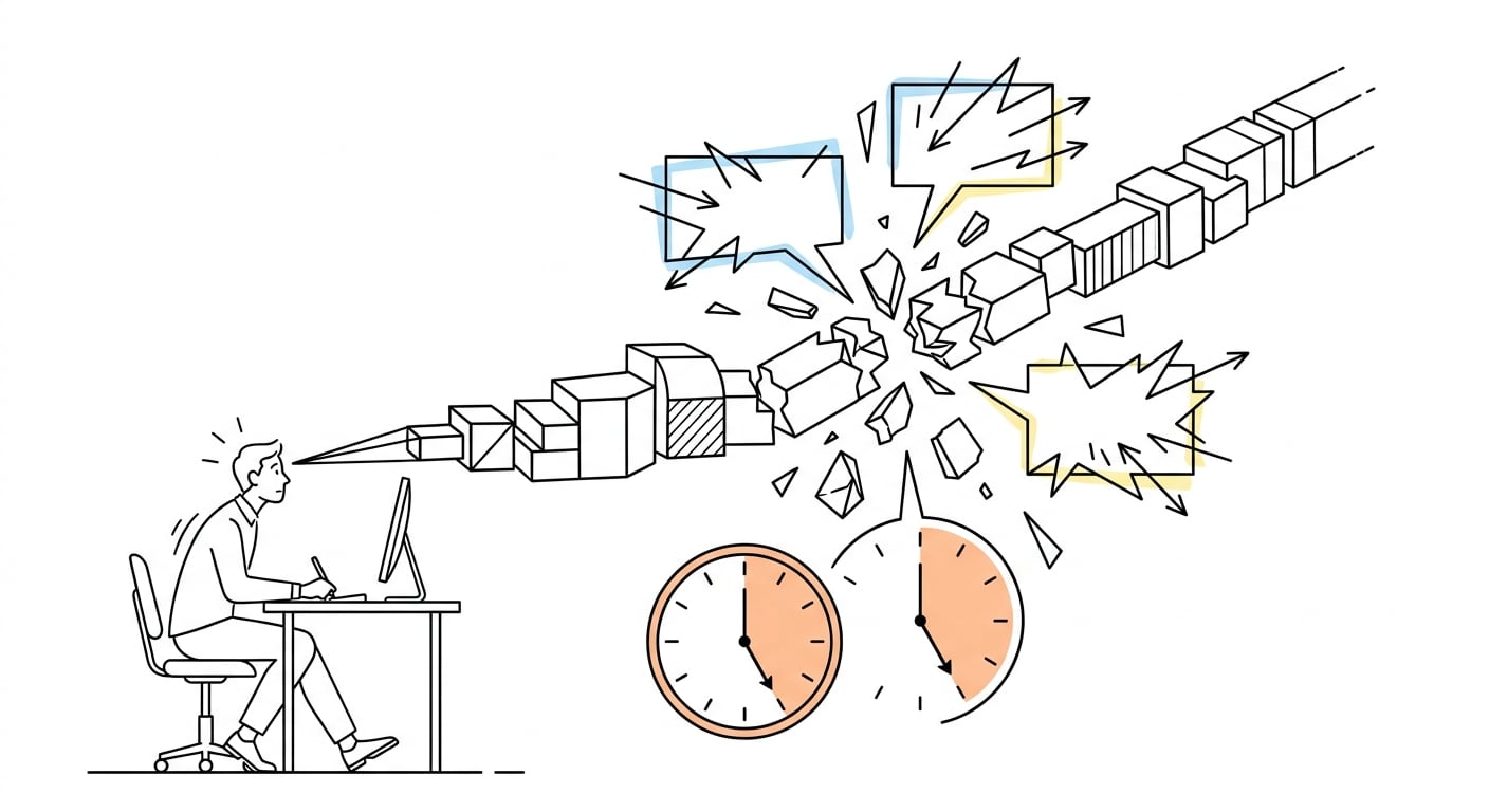 Die Kosten des Context Switching: 23 Minuten, um sich nach jeder Unterbrechung neu zu fokussieren