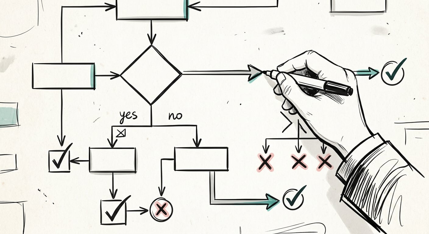 Entscheidungs-Flowchart: Brauchst du einen KI-Berater?