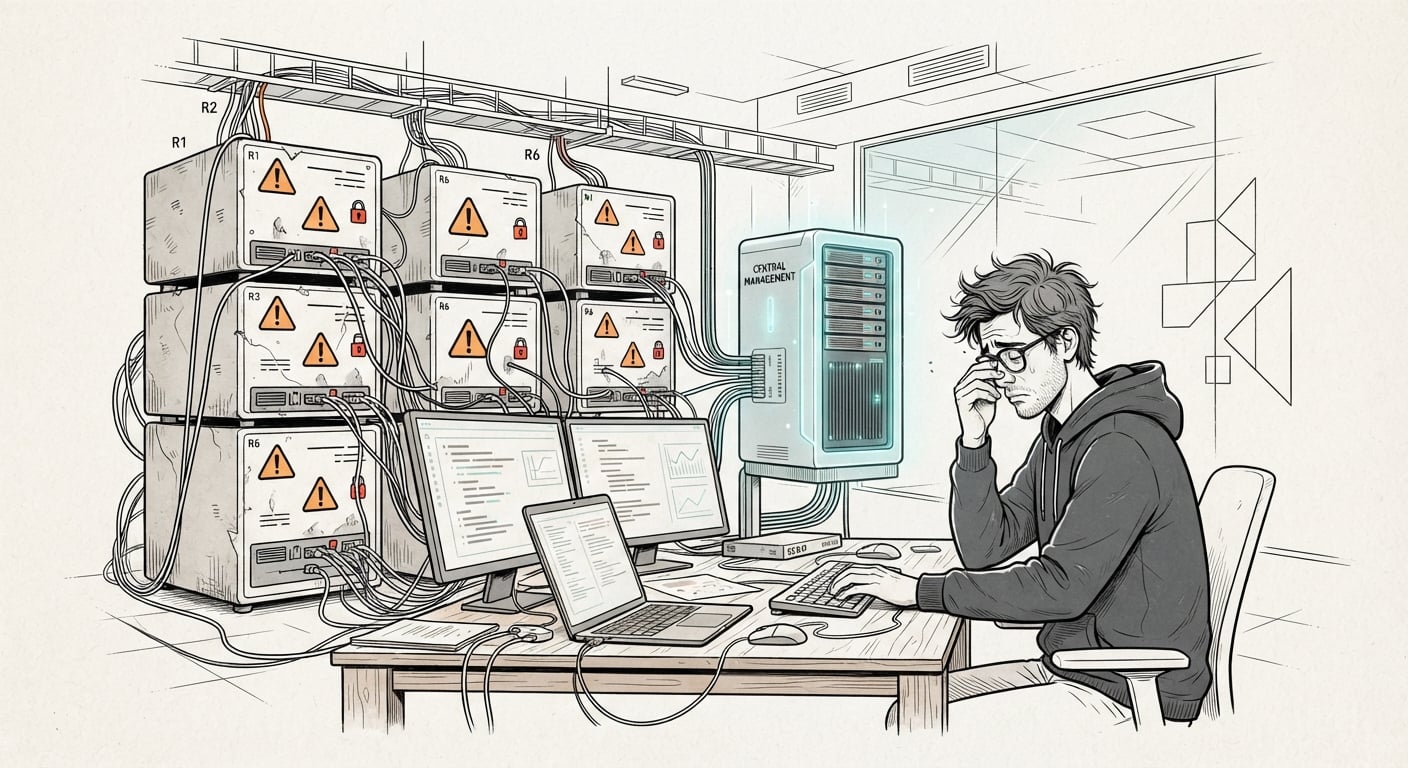 Sechs getrennte Formular-Endpoints zum Pflegen gegenüber einem geteilten Backend-Service