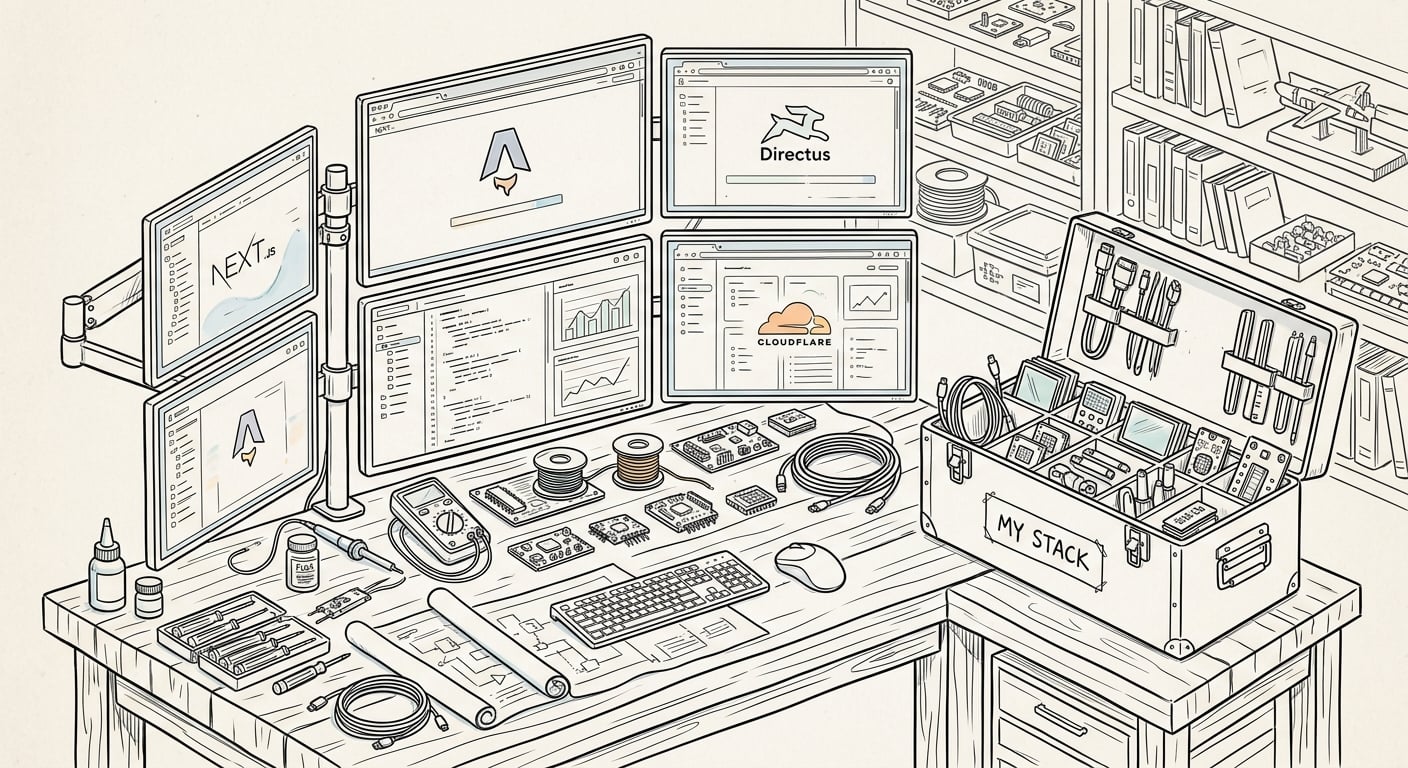 Moderner Webentwicklungs-Stack mit Next.js Astro Directus und Cloudflare als WordPress-Alternativen